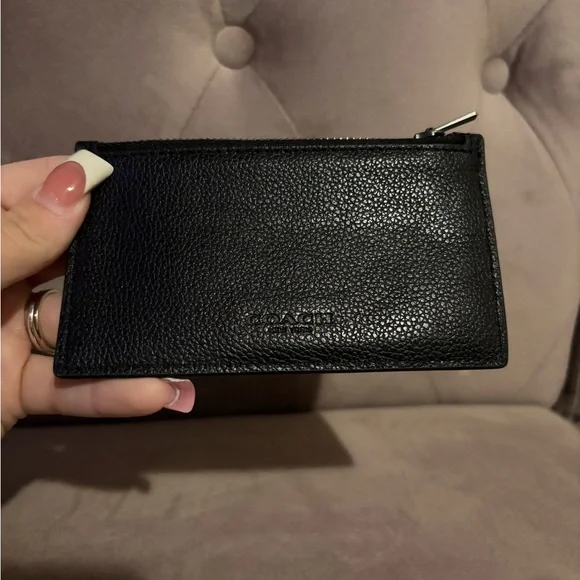 Mens coach leather longcard case wallet - Main Image